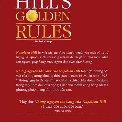 những nguyên tắc vàng của napoleon hill napoleon hill