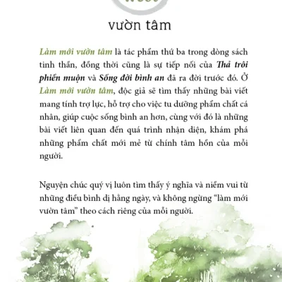 làm mới vườn tâm suối thông