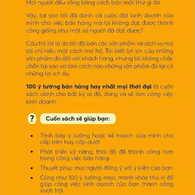 100 Ý tưởng bán hàng hay nhất mọi thời Đại ken langdon