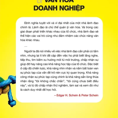 lãnh Đạo và văn hóa doanh nghiệp edgar h. schein, peter schein
