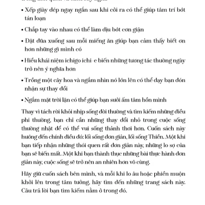 cứ an nhiên rồi sẽ bình yên shunmyo masuno