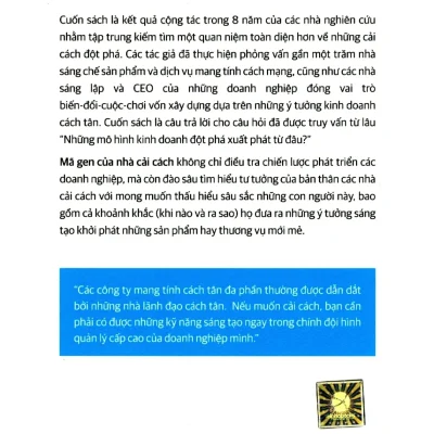 mã gen của nhà cải cách jeff dyer, hal gregersen, clayton m. christensen