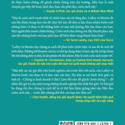 Đã chơi phải thắng cách xây dựng chiến lược thành công a. g. lafley, roger l. martin