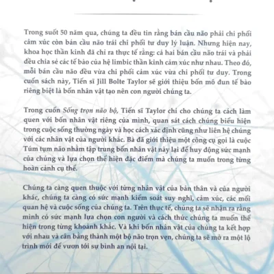 sống trọn não bộ giải phẫu sự lựa chọn và bốn nhân vật thúc Đẩy cuộc Đời chúng ta jill bolte taylor