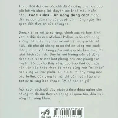 Ăn uống Đúng cách bộ quy tắc Ẩm thực lành mạnh (bìa cứng) michael pollan