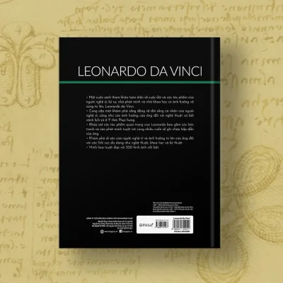leonardo da vinci cuộc Đời và tác phẩm qua 500 hình Ảnh (bìa cứng) rosalind ormiston