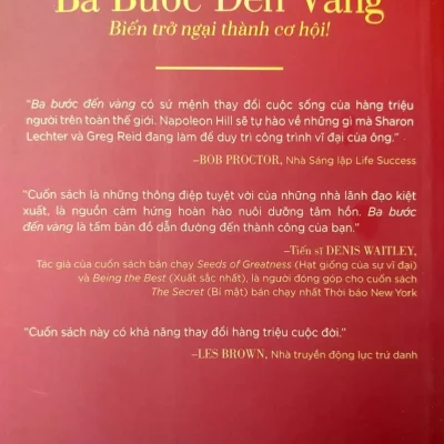 ba bước Đến vàng nghĩ giàu và làm giàu : biến trở ngại thành cơ hội! sharon l. lechter, greg s. reid