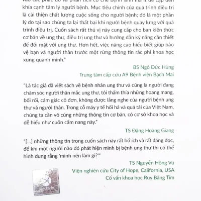 Đồng hành cùng bệnh nhân ung thư cẩm nang cho bệnh nhân và người thân ts bs phạm nguyên quý, ths nguyễn thị ngọc hạnh