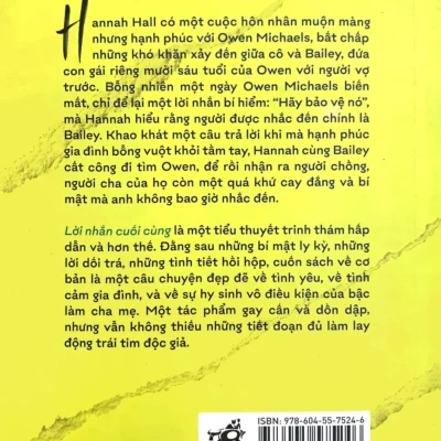 lời nhắn cuối cùng laura dave