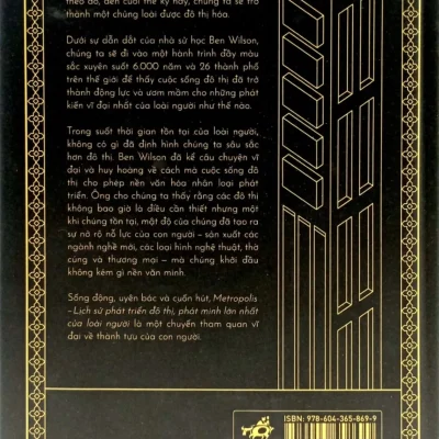 metropolis lịch sử phát triển Đô thị, phát minh lớn nhất của loài người (bìa cứng) ben wilson