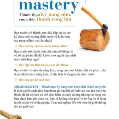 micromastery thành thạo kỹ năng nhỏ, vươn Đến thành công lớn robert twigger