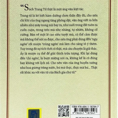 trang tử tinh hoa, trang tử nam hoa kinh (bìa cứng) thu giang nguyễn duy cần