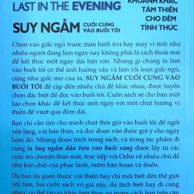 osho suy ngẫm cuối cùng vào buổi tối 365 khoảnh khắc tâm thiền cho Đêm tỉnh thức