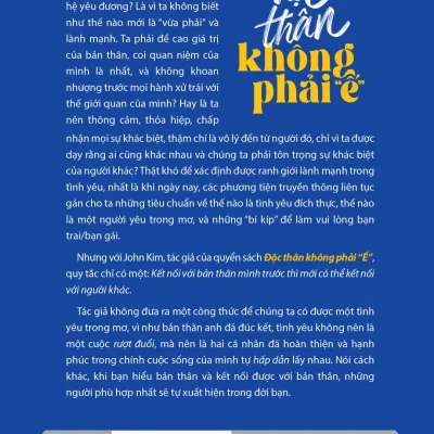 Độc thân không phải "Ế" john kim