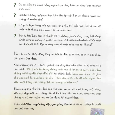 "dọn dẹp" công việc, gọn gàng tâm trí marie kondo, dr. scott sonenshein