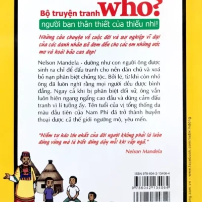 who? chuyện kể về danh nhân thế giới nelson mandela oh youngseok, studio cheongbi