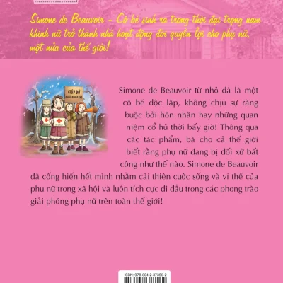 who? chuyện kể về danh nhân thế giới simone de beauvoir toon jangee, studio ollim