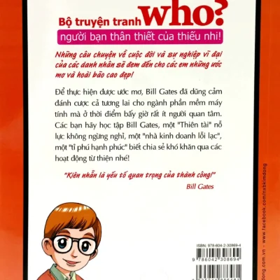 who? chuyện kể về danh nhân thế giới bill gates chungbe studios , ahn hyungmo