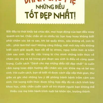 dành cho mẹ những Điều tốt Đẹp nhất 95 thói quen nuôi con Để mẹ không trầm cảm ono yoko, aiba aya, hosokawa momo