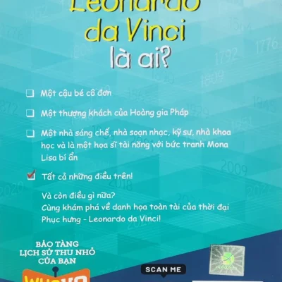 bộ sách chân dung những người thay Đổi thế giới leonardo da vinci là ai? roberta edwards, true kelley