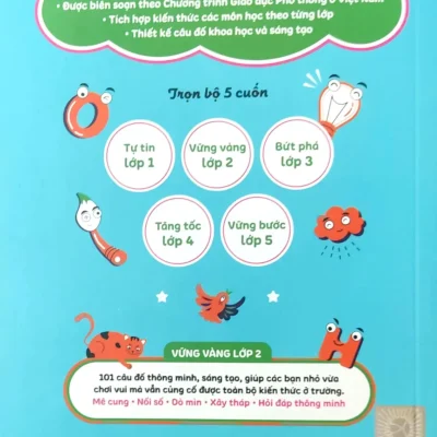 tiểu học vui vững vàng lớp 2 101 câu Đố rèn trí não luyện kỹ năng einstein books