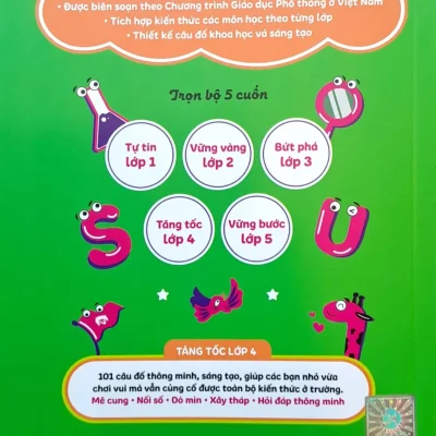 tiểu học vui tăng tốc lớp 4 101 câu Đố rèn trí não luyện kỹ năng einstein books