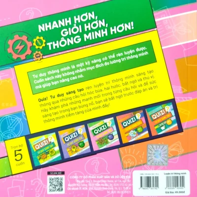 quiz! tư duy sáng tạo 100 câu hỏi luyện trí thông minh einstein books