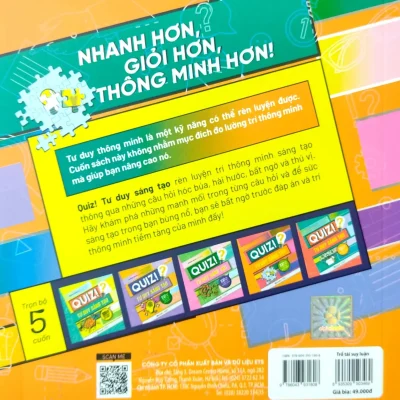 quiz! tư duy sáng tạo 100 câu hỏi trổ tài suy luận einstein books