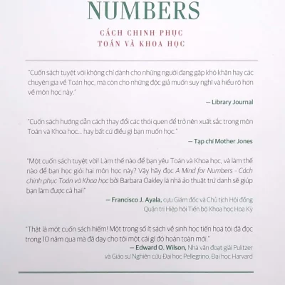 cách chinh phục toán và khoa học a mind for numbers barbara oakley, phd