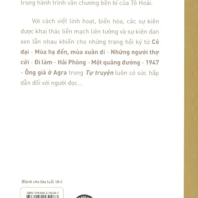 tô hoài tự truyện Ấn bản kỉ niệm 100 năm tô hoài tô hoài