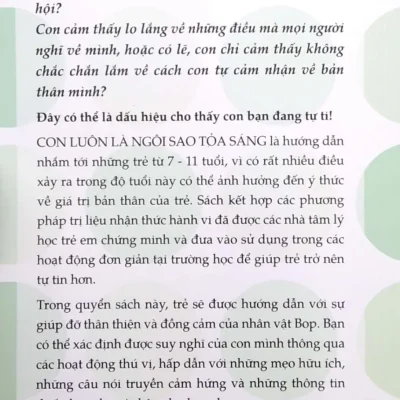xây dựng lòng tự tin cho trẻ 7 11 tuổi con luôn là ngôi sao tỏa sáng poppy o'neill