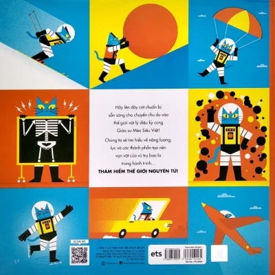 giáo sư mèo siêu việt thám hiểm thế giới nguyên tử (bìa cứng) dominic walliman, ben newman