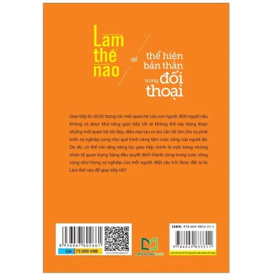 làm thế nào Để thể hiện bản thân trong Đối thoại an hàng Đào