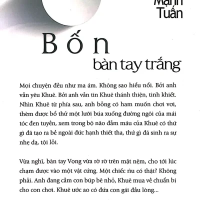 bốn bàn tay trắng nguyễn mạnh tuấn