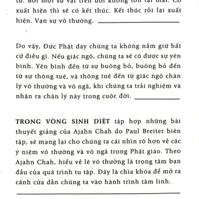trong vòng sinh diệt ajahn chah