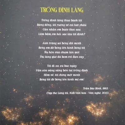 Đọc thơ bạn thú thưởng ngoạn văn chương trần bảo Định