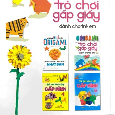 origami trò chơi gấp giấy dành cho trẻ em tập 1 thiên kim