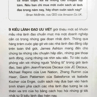 9 kiểu lãnh Đạo Ưu việt james ashton