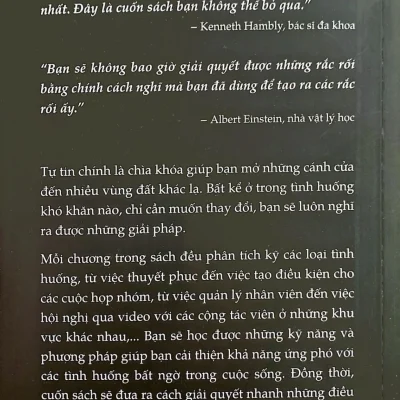 tự tin trong kinh doanh alice muir