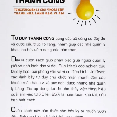 tư duy thành công jo owen