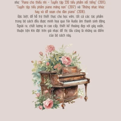 tuyển tập tác phẩm piano cổ Điển lãng mạn Được yêu thích tập 1 ths. Đặng thái sơn, ths. cù minh nhật
