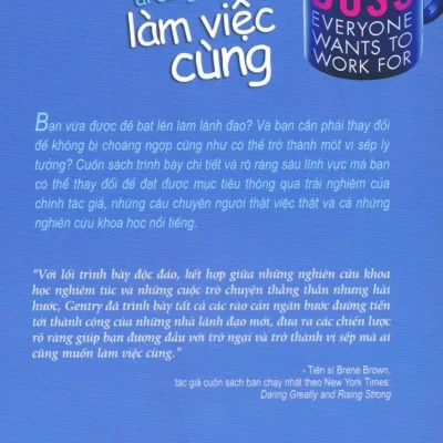 trở thành vị sếp ai cũng muốn làm việc cùng ts. william gentry