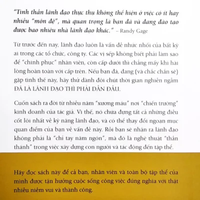 Đã là lãnh Đạo thì phải dẫn Đầu randy gage
