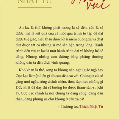 con Đường an vui thích nhật từ