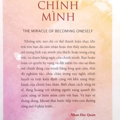 phép màu Để trở thành chính mình nhan húc quân