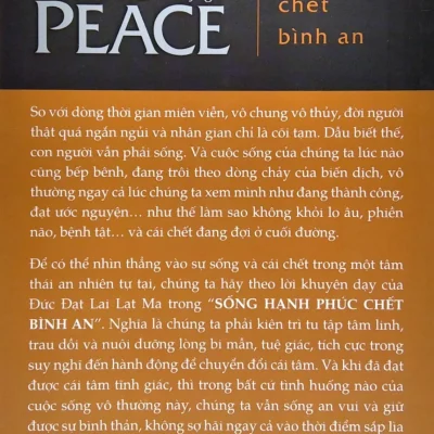sống hạnh phúc chết bình an dalai lama