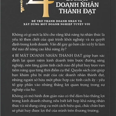 4 bí mật doanh nhân thành Đạt anthony k. tjan, tsun yan hsieh, richard j. harrington