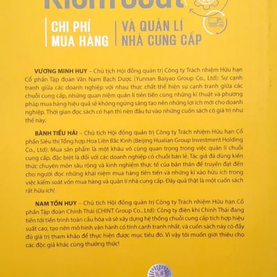 kiểm soát chi phí mua hàng và quản lí nhà cung cấp chu vân