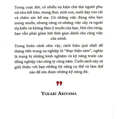 phụ nữ thông minh làm chủ công việc yukari akiyama