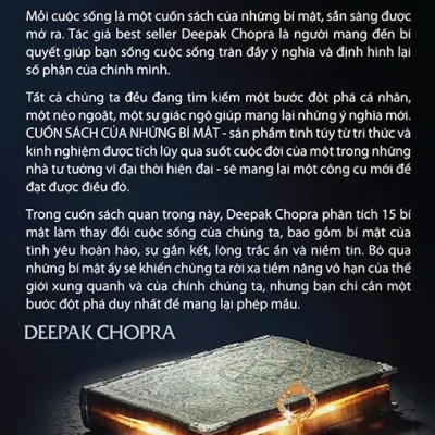 cuốn sách của những bí mật giản mã các khía cạnh bị che giấu trong cuộc sống deepak chopra